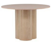 Convalder dining table 110x110 cm bleached oak