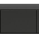 TV cabinet Oro 154 cm with three drawers, hanging, black