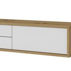 Moddern TV cabinet 180 cm with drawers and hanging option artisan oak/white