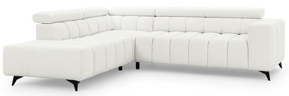 Corner sofa with sleeping function Ragussino L-shaped with side section Sicuro 60 left-hand side