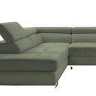 Corner sofa with sleeping function Zarano (Fabric: Element 11, Side: Right)