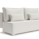 Balla Castel 03 three-seater sofa with container, silver legs