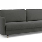 Haria Castel 93 three-seater sofa with storage, gold legs with black band