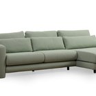 Bellines L-shaped right-hand corner sofa, woven boucle pistachio