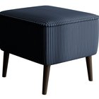 Vence Lincoln 77 footstool, black legs