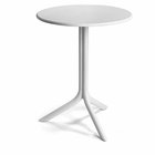 Step Nardi round garden table, 60 cm, made of certified white material