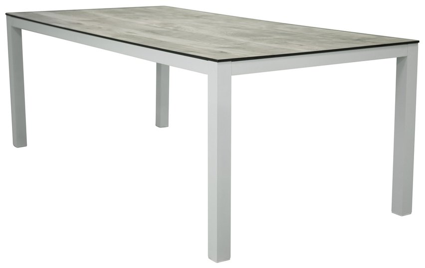 Toroto garden table rectangular 205x100 gray