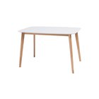 Ikast table 120x75 cm with white top