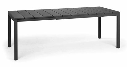 Rio Nardi extendable garden table 140-210x85 cm made of certified anthracite material