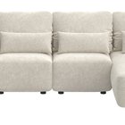 Corner sofa with sleeping function Carnos U-shaped Quintana 01 hydrophobic velvet easy to clean