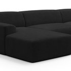 Terrafino U-shaped modular corner sofa with backrest on the right Onega 11