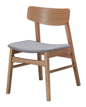 Paraves wooden chair, natural oak/gray