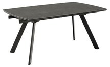 Canothe dining table extendable ceramic black top 160(240)x97x75 cm