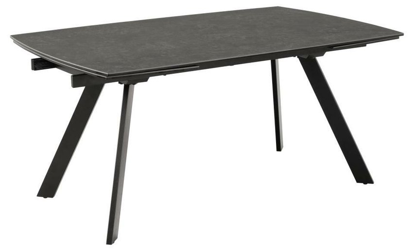 Canothe dining table extendable ceramic black top 160(240)x97x75 cm