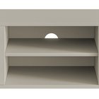 TV cabinet Oro 154 cm with two drawers and a niche, hanging, gray beige