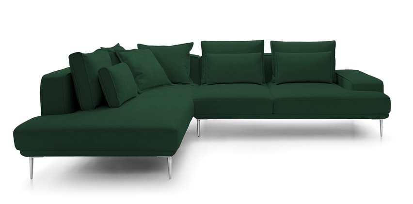 Mesito corner sofa bed (Fabric: Element 12, Side: Right)