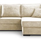 Corner sofa with sleeping function Pazzano L-shaped with container Palladium 02 right-hand side