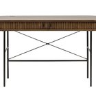 Gatativel desk 120x60 cm, burnt oak slats