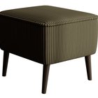 Vence Lincoln 37 footstool, black legs