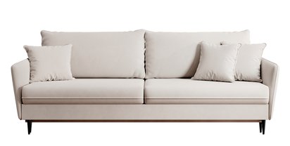 Volio three-seater sofa with black legs