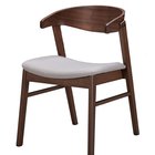 Panize wooden chair walnut/beige