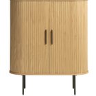 Commode Gativel, lattes en chêne naturel