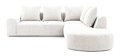 Castellina L-shaped modular corner sofa 255 cm larger Abriamo 4 right-hand side