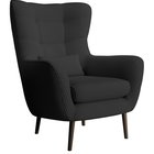 Vence Lincoln 100 lounge chair, black legs