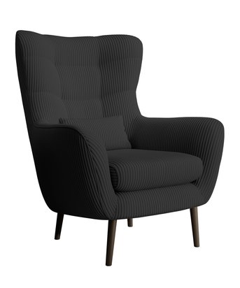 Vence Lincoln 100 lounge chair, black legs