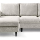 Corner sofa with sleeping function Nalika L-shaped with storage Poso 100 corduroy left-hand side