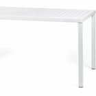 Cube Nardi garden table 140x80 cm made of certified white material