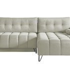 Corner sofa with sleeping function Minna L-shaped Amon 18 with container hydrophobic velvet universal