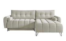 Corner sofa with sleeping function Minna L-shaped Amon 18 with container hydrophobic velvet universal