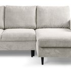 Corner sofa with sleeping function Nalika L-shaped with storage Poso 100 corduroy right-hand side