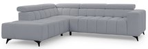 Corner sofa with sleeping function Ragussino L-shaped with side section Sicuro 70 left-hand side