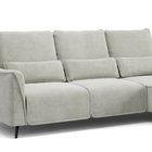 Rumbia L-shaped corner sofa Storm 85 black legs right-hand side