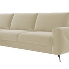 Softano L-shaped corner sofa with sleeping function with Cloud 03 container, easy-cleaning, hydrophobic velvet, right-hand side