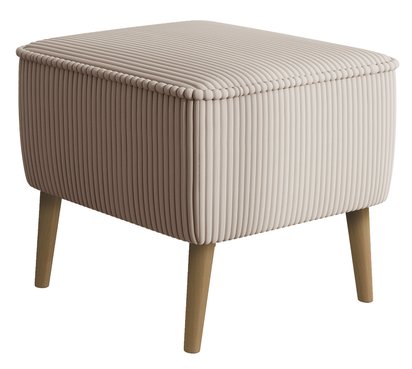 Vence Lincoln 01 footstool, beech legs