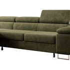 Ganta L-shaped corner sofa with sleeping function with container Poso 46 left-hand corduroy