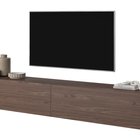 Bisira TV cabinet 200 cm Walnut