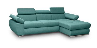 Ararip 276 cm corner sofa bed with adjustable headrests (Fabric: Element 15, Side: Left)