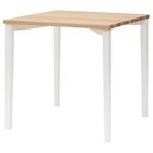 Triventi square table 80x80 cm white square legs