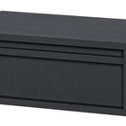 Evo bedside table with hanging drawer 50 cm Black