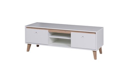 Galmi TV cabinet 135 cm (Matt white)