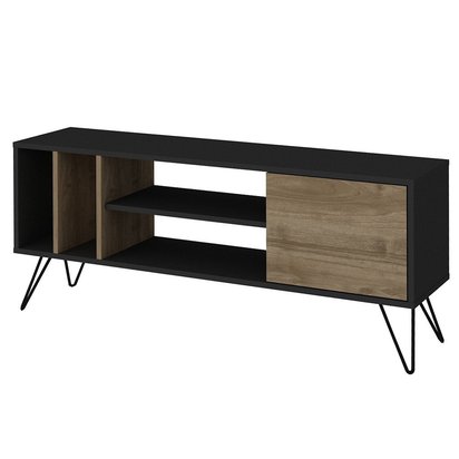 TV cabinet Lovage black/walnut 140 cm