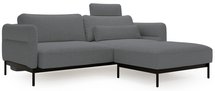 Solianero three-seater sofa with Melody 4 pouf