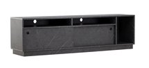 Sacruzy TV cabinet 180x50 cm black