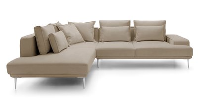 Mesito corner sofa bed (Fabric: Element 06, Side: Right)