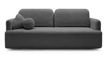 Lambina three-seater sofa with Abriamo 08 boucle container