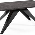 Scalize extendable table 140/200 cm black with steel frame